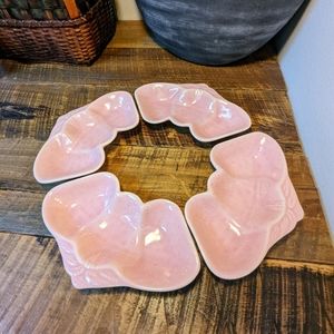 Vintage Snack Set Belmar 60s Strawberry 🍓 Pink